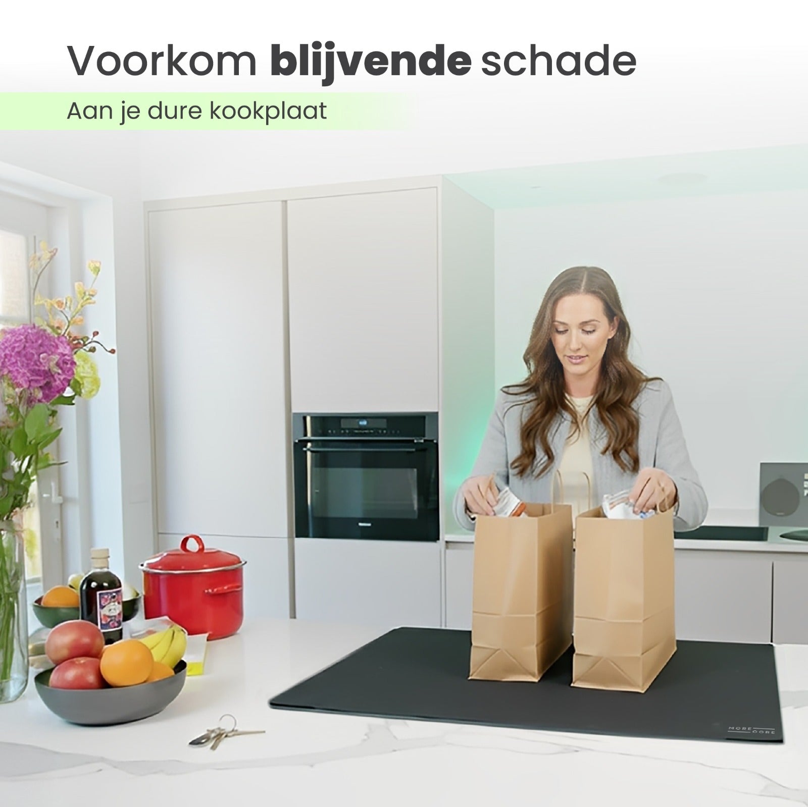 Plaque de recouvrement pour plaque à induction