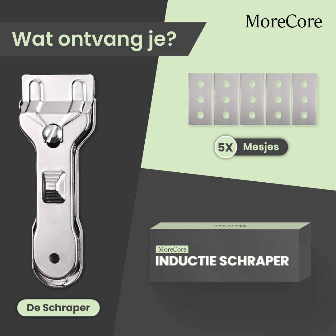 kookplaat schraper detail foto - morecore
