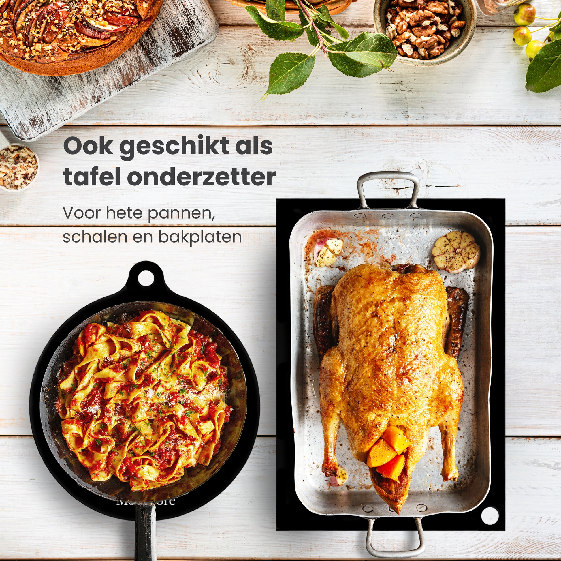 Inductie beschermers als onderzetter